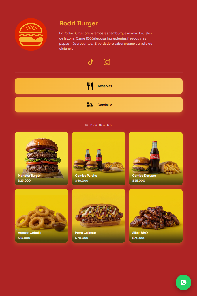 Catálogo de Rodri Burger